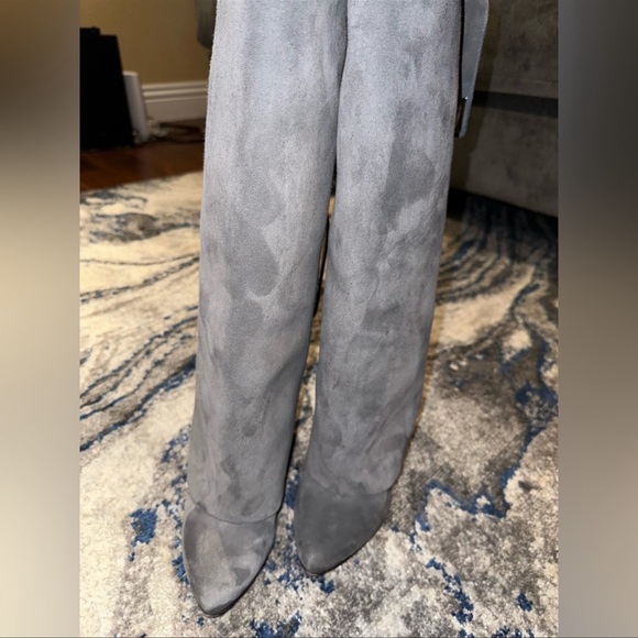 Givenchy suede tall shark boots. - Picture 3 of 6